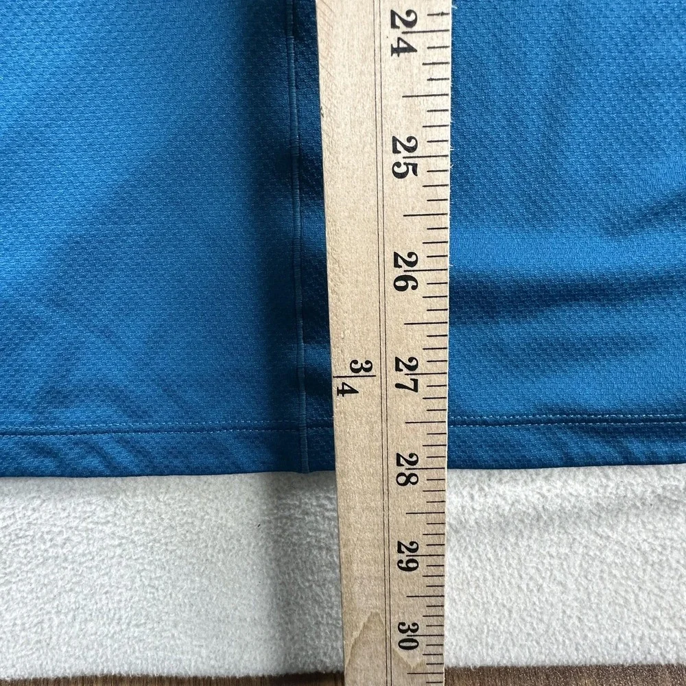 Nike Shirt Mens Medium Blue Tiger Woods TW Vapor Blade Collar Golf Polo BV9219 - Picture 10 of 11